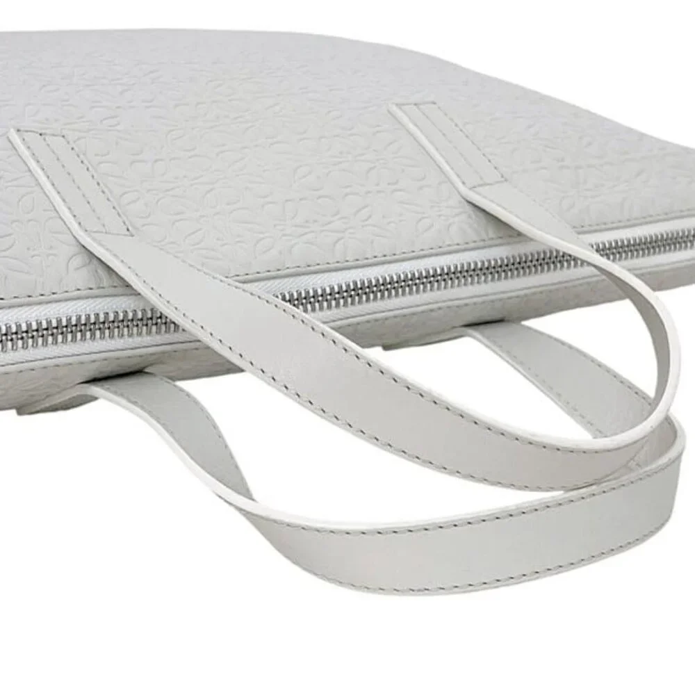 Loewe Business Bag White Repeat Anagram 358.23 L18